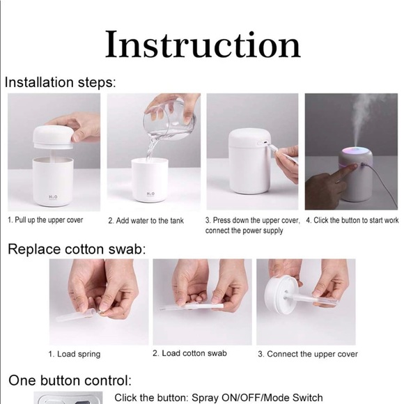 Mini Portable Personal Humidifier - Picture 4 of 5